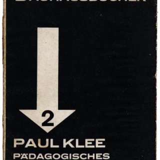 BAUHAUS. Klee, Paul: PADAGOGISCHES SKIZZENBUCH. Bauhausbücher 2. Munich: Albert Langen Verlag, 1925.