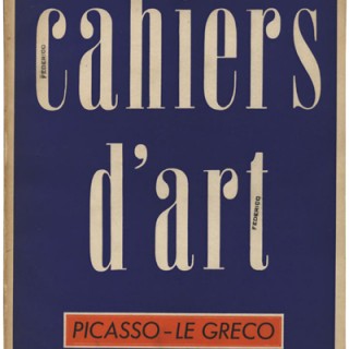 CAHIERS D’ART, Nos. 3 – 10, 1938. Paris: Christian Zervos. 120 full-page plates by Pablo Picasso.