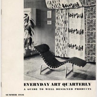 EVERYDAY ART QUARTERLY No. 1: Summer 1946. Minneapolis: Walker Art Center, Hilde Reiss (Editor).