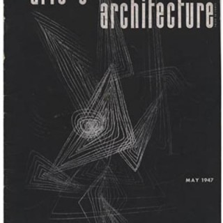 ARTS AND ARCHITECTURE, May 1947. Cover design by Harry Bertoia.