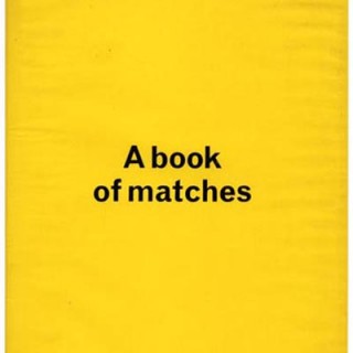 Crosby/Fletcher/Forbes: A BOOK OF MATCHES. London: Crosby/Fletcher/Forbes,  c. 1967.