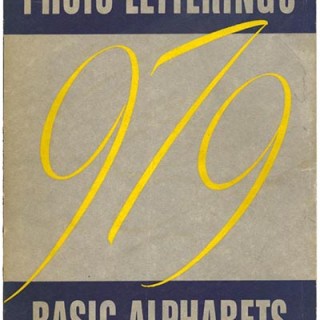 Photo-Lettering, Inc.: PHOTO-LETTERING’S 979 BASIC ALPHABETS. New York: Photo-Lettering, Inc., 1946.