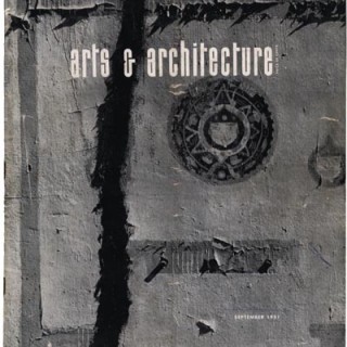 ARTS AND ARCHITECTURE, September 1951. John Entenza [Editor]. Max Yavno Cover; Alvin Lustig shop design; etc.