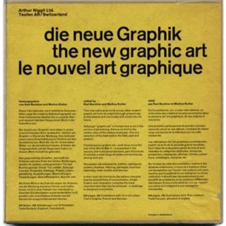 Gerstner, Karl: DIE NEUE GRAPHIK / THE NEW GRAPHIC ART. Teufen: Arthur Niggli, 1959. Inscribed to Piet Zwart.