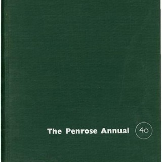 Tschichold, Jan: THE PENROSE ANNUAL, REVIEW OF THE GRAPHIC ARTS VOLUME 40. London: Lund Humphries, 1938.