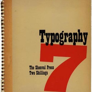 TYPOGRAPHY 7, Winter 1938. Edited by Robert Harling with James Shand & Ellic Howe. London: The Shenval Press.