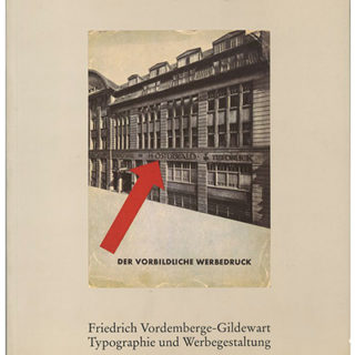 Vordemberge-Gildewart, Friedrich. FRIEDRICH VORDEMBERGE-GILDEWART: TYPOGRAPHIE UND WERBEGESTALTUNG, 1990.