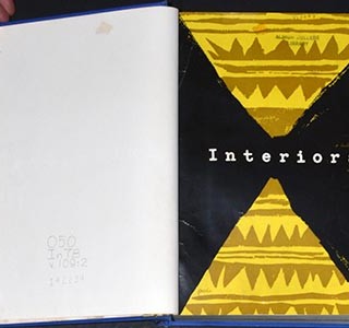 INTERIORS + INDUSTRIAL DESIGN March – July 1950 [Volume 109, nos. 8 – 12]. Francis de N. Schroeder [Editor].