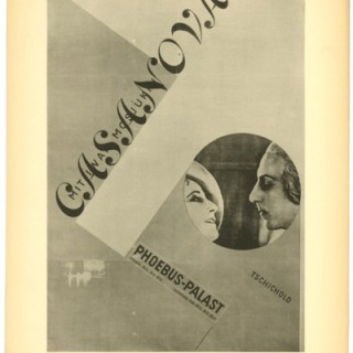 Tschichold, Jan: Collotype from PUBLICITE PRESENTE PAR A.M. CASSANDRE. Paris: Charles Moreau, c. 1929.