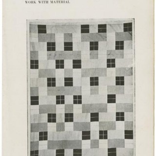 Albers, Anni: “Work With Material” in BLACK MOUNTAIN COLLEGE BULLETIN 5. Black Mountain, NC: November 1938.