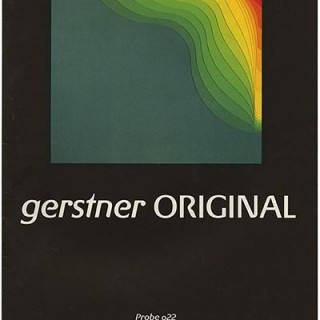 Gerstner, Karl: GERSTNER ORIGINAL. Berlin: Berthold [1987]. Inscribed Type Specimen Promotion.