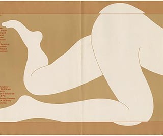 Glaser, Milton: BIG NUDES. New York: Visual Arts Gallery [1967]. 11.5 x 17.5 exhibition announcement.