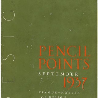 Teague, Walter Dorwin: PENCIL POINTS, September 1937. Master of Design 32-page profile by Kenneth Reid.