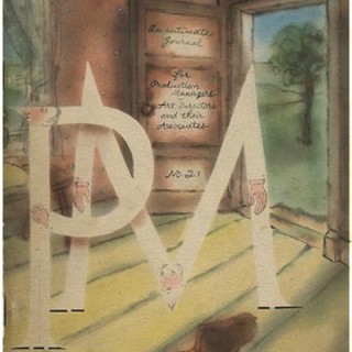 PM / A-D: May 1936. George Salter Cover; Ottmar Mergenthaler: 50 Years of Linotype. The Composing Room/PM Publishing Co.