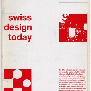 DESIGN QUARTERLY 60: SWISS DESIGN TODAY. Margit Staber [Guest Editor]. Minneapolis, MN: Walker Art Center, 1964.