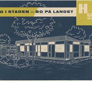 Helsingborg Exhibition 1955: BO I STADEN / BO PA LANDET. Stockholm: Ab Tryckmans [printer], 1955.