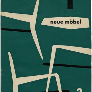 Hatje, Gerd [Editor]: NEW FURNITURE 2 [NEW FURNITURE / NEUE MOBEL  /MUEBLES NOUVEAUX]. Stuttgart: Gerd Hatje Verlag GmbH, 1953.