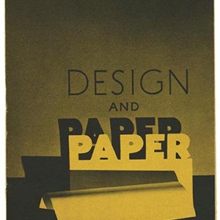 Westervelt, Walter M.: DESIGN AND PAPER No. 16. New York: Marquardt & Company Fine Papers, n. d. [circa 1944].
