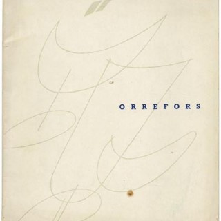 ORREFORS. Stockholm: AB Orrefors Glasbruk, 1951. Edward Hald, Nils Landberg, Sven Palmquist, Ingeborg Lundin, & Edvin Öhrström.