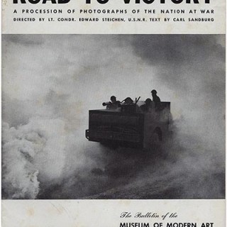 Bayer, Herbert:  ROAD TO VICTORY, A Procession Of Photographs Of The Nation At War. The Museum of Modern Art Bulletin, Volume 9, Nos. 5 – 6, June 1942.