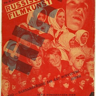Zwart, Piet: RUSSISCHE FILMKUNST [Serie Monografieën over Filmkunst, Volume 4]. Rotterdam: W. L. en J. Brusse’s Uitgeversmaatschappij N. V., 1932.