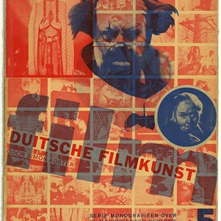 Zwart, Piet: DUITSCHE FILMKUNST [Serie Monografieën over Filmkunst, Volume 5]. Rotterdam: W. L. en J. Brusse’s Uitgeversmaatschappij N. V., 1931.