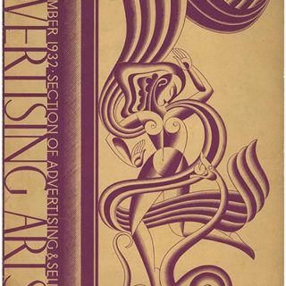 ADVERTISING ARTS, September 1932. Frederick C. Kendall [Editor]; Boris Artzybasheff cover, John Henry Nash, Jean Dupas, Joseph Sinel, etc.