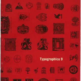 TYPOGRAPHICA 9. Edited by Herbert Spencer. London: Lund Humphries [First Series] 1954.