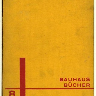 BAUHAUSBÜCHER 8. L. Moholy-Nagy: MALEREI PHOTOGRAPHIE FILM. Munich: Albert Langen Verlag, 1925 [Bauhausbücher 8].