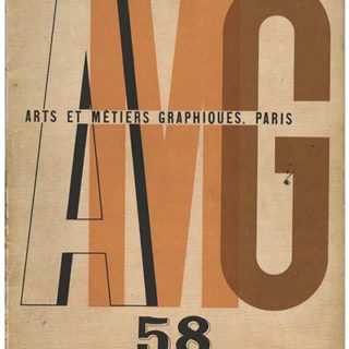 ARTS ET METIERS GRAPHIQUES no. 58, July 1937.  Charles Peignot [Directeur]. Paris: Deberny et Peignot.