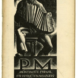 PM / A-D: February 1936. Lynd Ward original Woodblock Print cover & 3 Articles on Ward and Woodblock Printing.