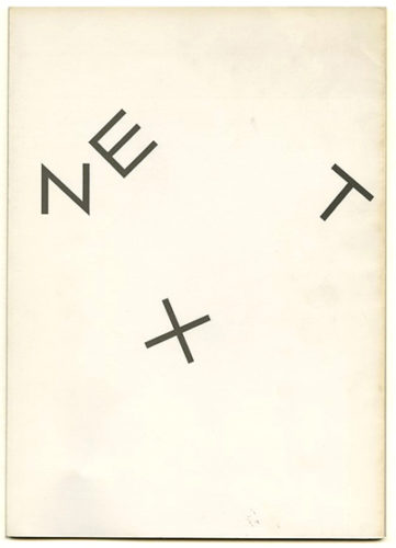 Modernism101.com | Rand, Paul: [NEXT] THE SIGN OF THE NEXT GENERATION ...