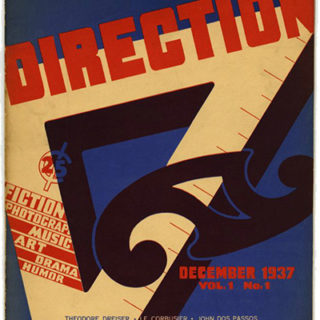 DIRECTION Volume 1, No. 1, December 1937. Edited by John Hyde Preston, H. L. River, Thomas Cochran, and M. Tjader Harris.