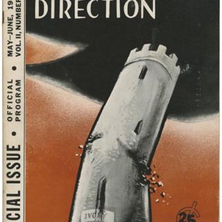 DIRECTION Volume 2, No. 3, May-June 1939. American Writers’ Congress Official Program, cover by William Gropper.