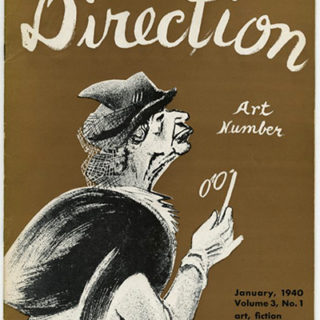 DIRECTION Volume 3, No. 1, January 1940. An American Art Number edited by W. L. River, William Gropper, Thomas Cochran and M. Tjader Harris.