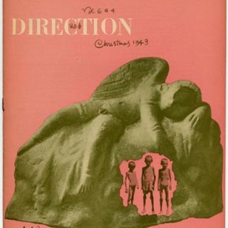 DIRECTION Volume 6, No. 4, December 1943. Paul Rand Cover Design; edited by M. Tjader Harris.