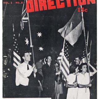 DIRECTION Volume 1, No 8, September-October 1938.  Darien, CT. Edited by John Hyde Preston, H. L. River, Thomas Cochran, M. Tjader Harris.