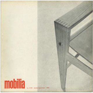 Mobilia no. 51–52. Snekkersten, DK: Volume XXV,  October–November 1959. Ib Geertsen, Jørgen Bo, Cabinet-Makers Guild 33rd Exhibition, Louis Foght.