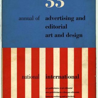 ADC 33. Bradbury Thompson [Designer/Editor]: THE 33RD ANNUAL OF ADVERTISING AND EDITORIAL ART AND DESIGN, 1954.