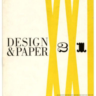 Beall, Lester [Designer]: DESIGN AND PAPER no. 21. New York: Marquardt & Company Fine Papers, n. d. [1945]. The Industrial Design of Raymond Loewy Associates.