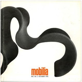 Mobilia no. 183, October 1970. Sedie A Milano; Shiro Kuramata.