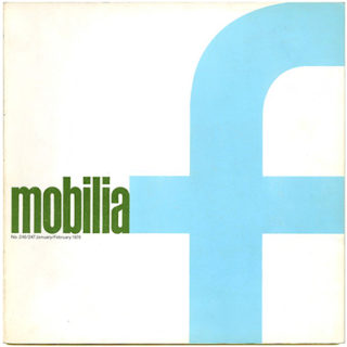 Mobilia no. 246/247. January/February 1976. Finn Sköd Poster Design.