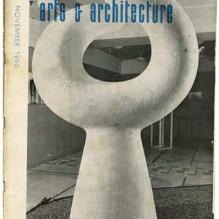 ARTS AND ARCHITECTURE, November 1950. John Entenza [Editor]. Isamu Noguchi, Matthew Nowicki, Eugene Weston III.