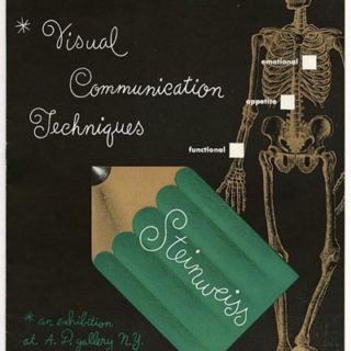 Steinweiss, Alex: VISUAL COMMUNICATIONS TECHNIQUES. New York: The Composing Room/A-D Gallery, 1947.