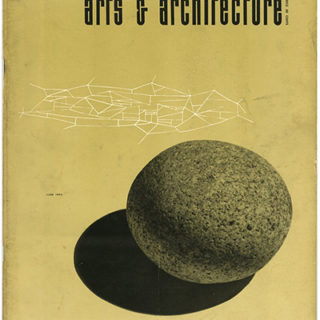 ARTS AND ARCHITECTURE, June 1953. Craig Ellwood Case Study House: 13 pages with 31 photographs and floor plans.