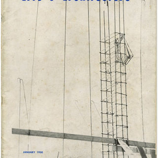 ARTS AND ARCHITECTURE, January 1950. Furniture And Lamps by Greta Magnusson Grossman, George Nakashima.