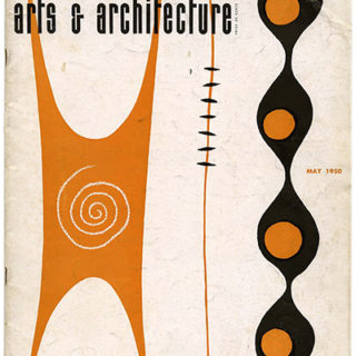 ARTS AND ARCHITECTURE, May 1950. Project For A House by Alvin Lustig, A Portfolio of Contemporary Furniture.