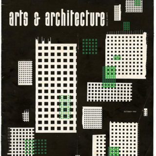 ARTS AND ARCHITECTURE, October 1954. Houses by Kazumi Adachi, Eugene Weston, Campbell & Wong.