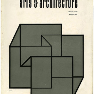 ARTS AND ARCHITECTURE, August 1957. Case Study Houses 18 and 19: Craig Ellwood and Knorr Elliott Associates.