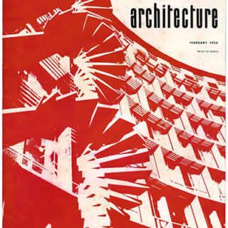 ARTS AND ARCHITECTURE, February 1958. Le Corbusier: Fantasy And The International Style; Beatrice Wood Ceramics.